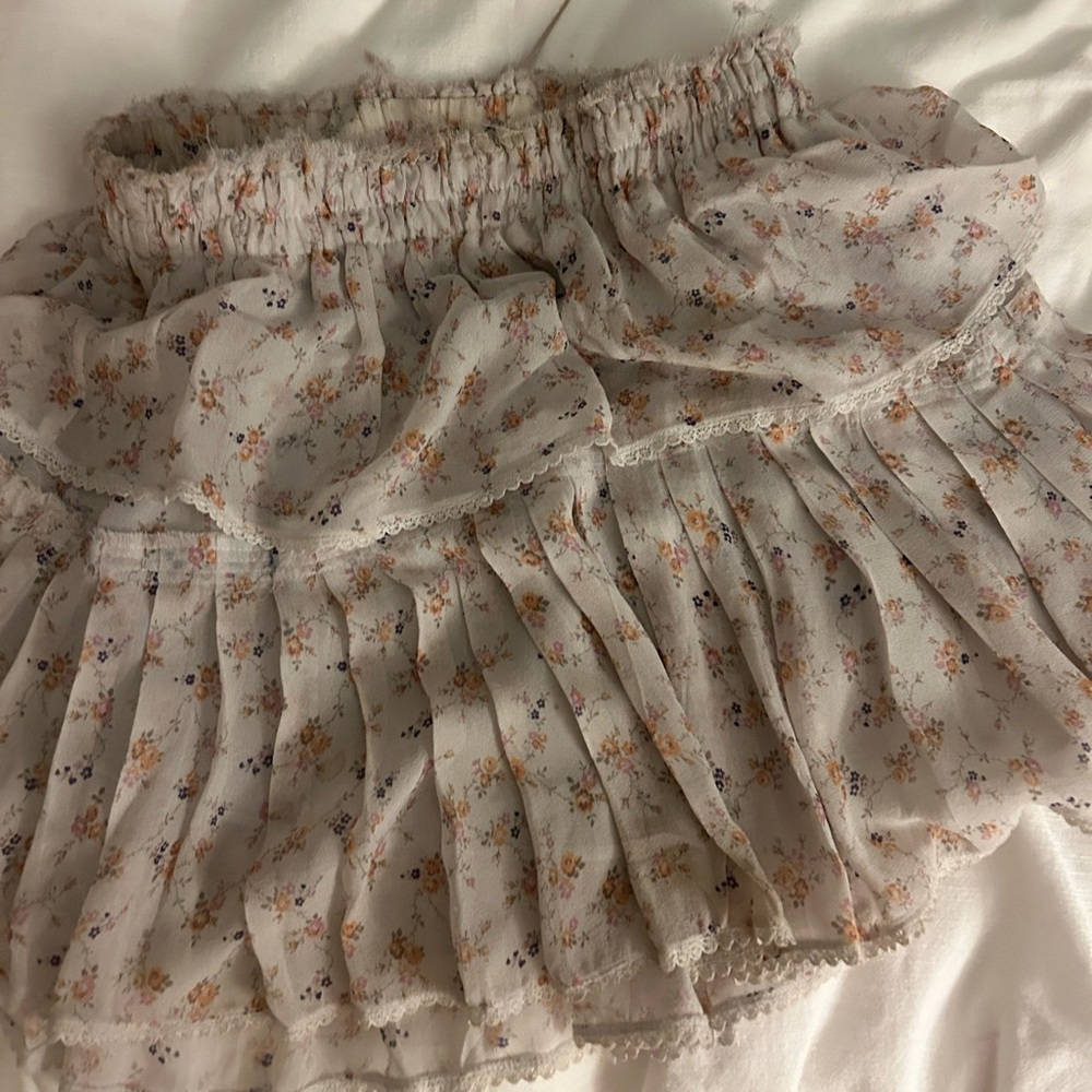 LoveShackFancy ruffle skirt